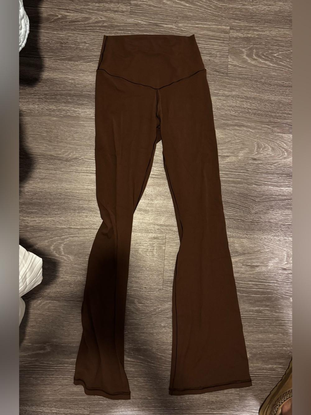 aerie chocolate Brown Flare leggings